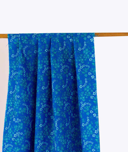 Petit Pan Printed Cotton – Hanako in Blue