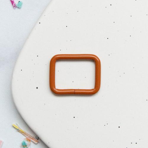 1" Rectangle Ring - Carmel - 2 pack