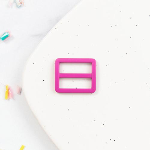 1" Tri Glide Buckles - Magenta - 2 pack