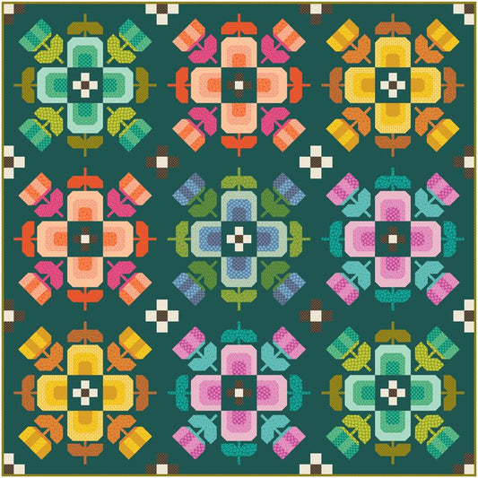Casserole Quilt Kit - Scenery by Elizabeth Hartman