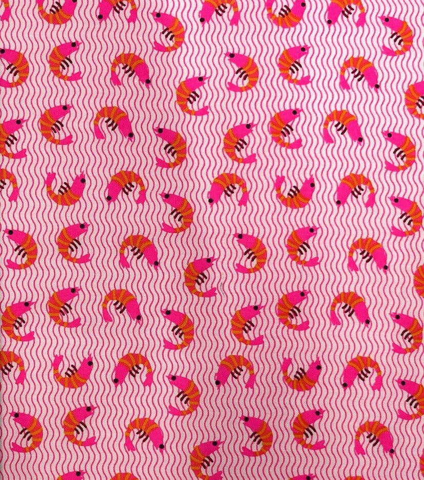 Petit Pan Cotton Coupon - Pink Krevett