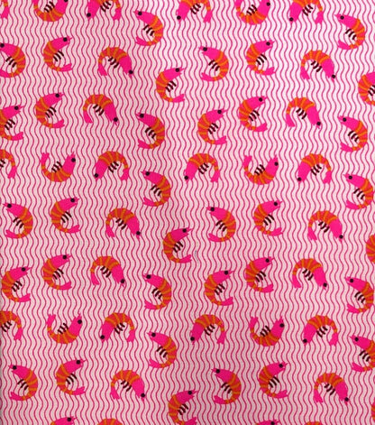 Petit Pan Cotton Coupon - Pink Krevett