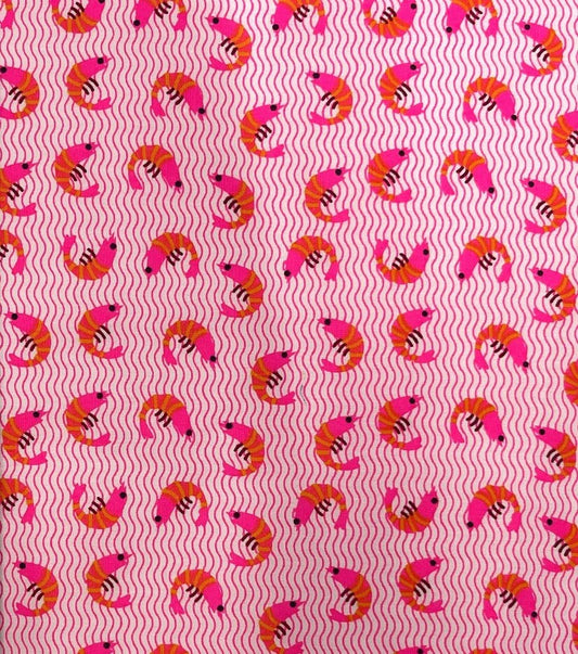 Petit Pan Cotton Coupon - Pink Krevett