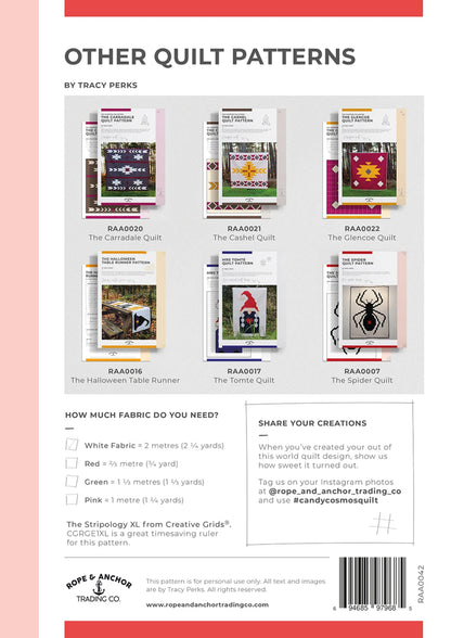 Candy Cosmos Quilt Pattern