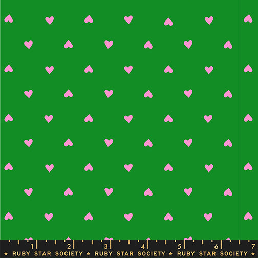 Trinketry Hearts Deep Verdant and Neon