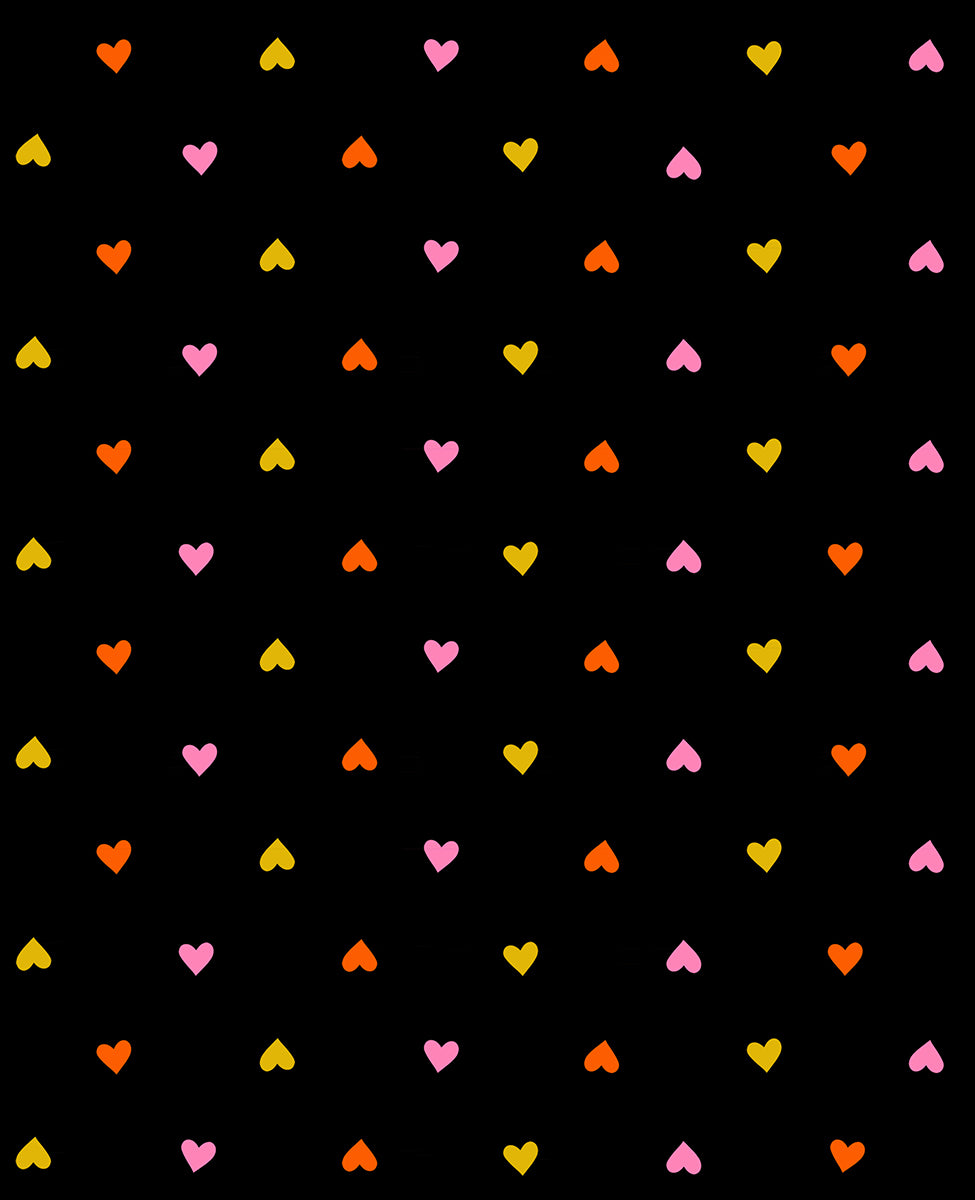 Trinketry Hearts Black