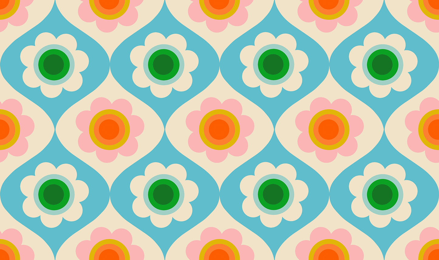 Trinketry Floral Turquoise