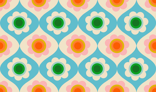 Trinketry Floral Turquoise