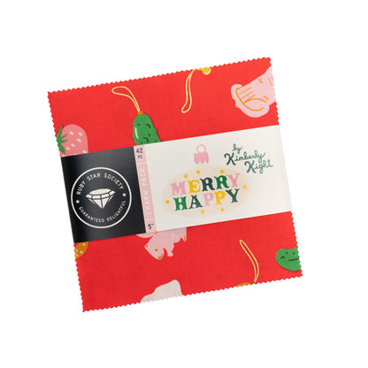 PRE-ORDER Merry Happy Charm Pack – 42 pc. Precuts