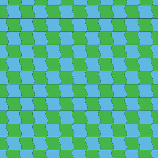 Ruby Star Society Sugar Cone 2 - Wavy Checks in Verdant - PREORDER