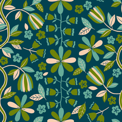 Ruby Star Society Corsage - Front Parlor in Dark Teal - PREORDER