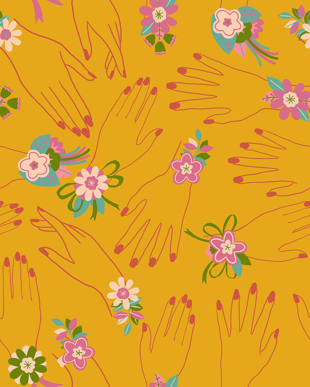 Ruby Star Society Corsage - Goldenrod - PREORDER