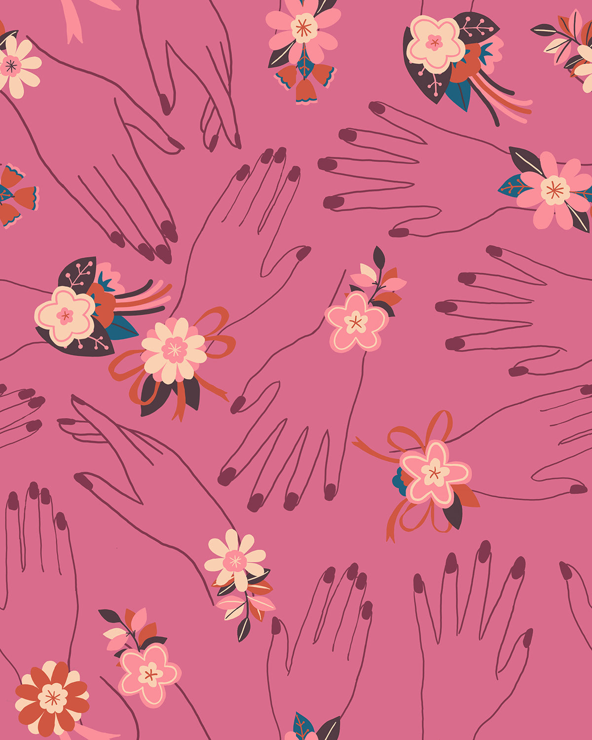 Ruby Star Society Corsage - Hibiscus - PREORDER