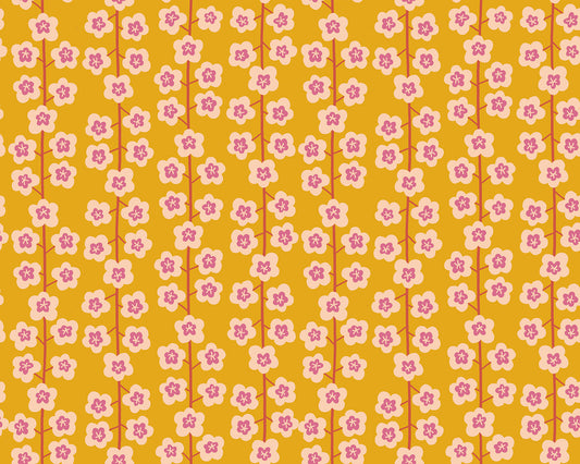 Ruby Star Society Corsage - Baby's Breath in Goldenrod - PREORDER