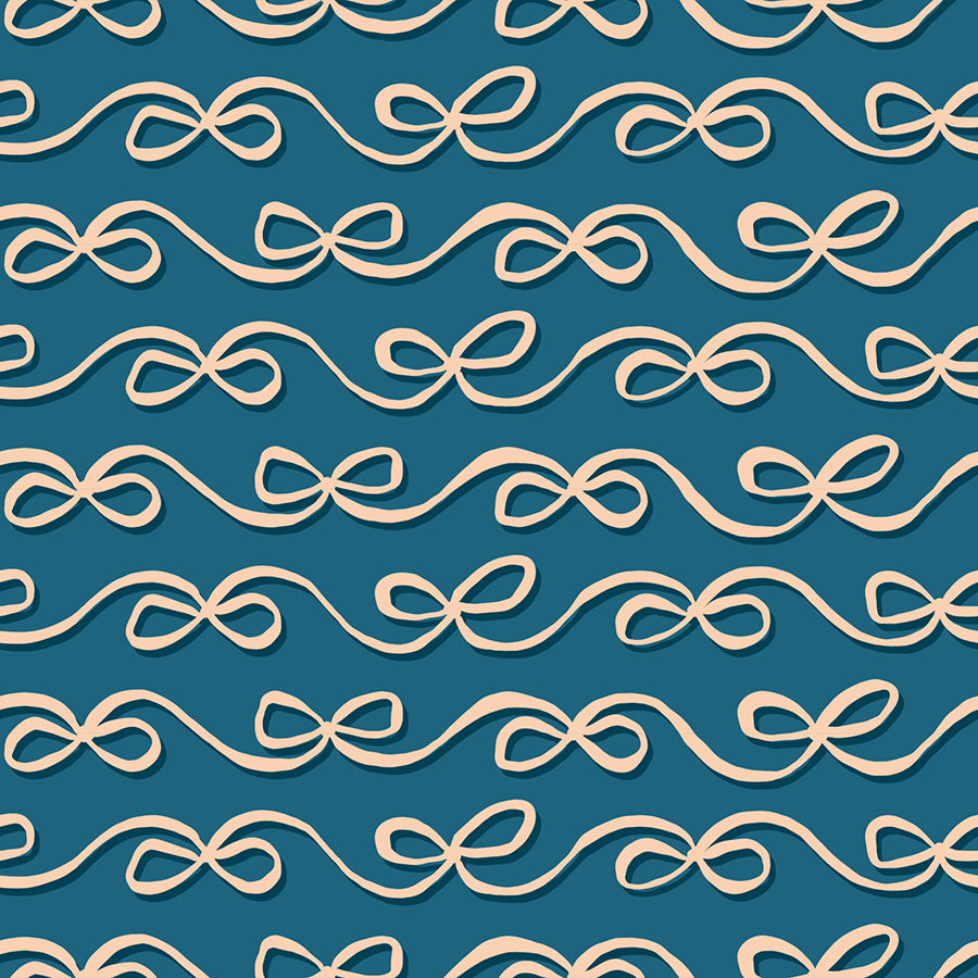 Ruby Star Society Corsage - Bows in Teal - PREORDER