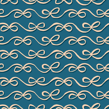 Ruby Star Society Corsage - Bows in Teal - PREORDER