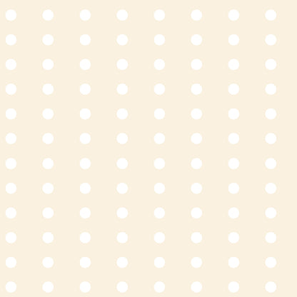 Ruby Star Society Corsage - Swatch Dots in White on Natural - PREORDER