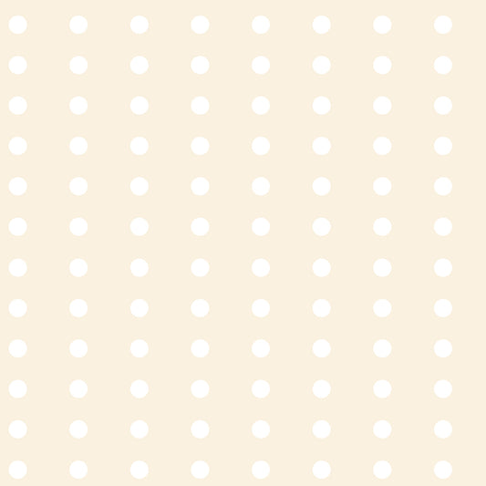 Ruby Star Society Corsage - Swatch Dots in White on Natural - PREORDER