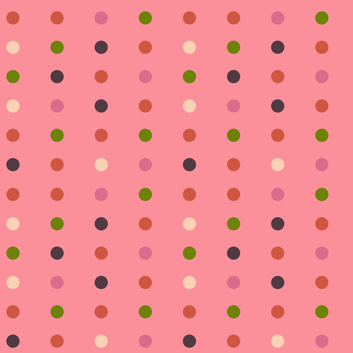 Ruby Star Society Corsage - Swatch Dots in Sorbet - PREORDER