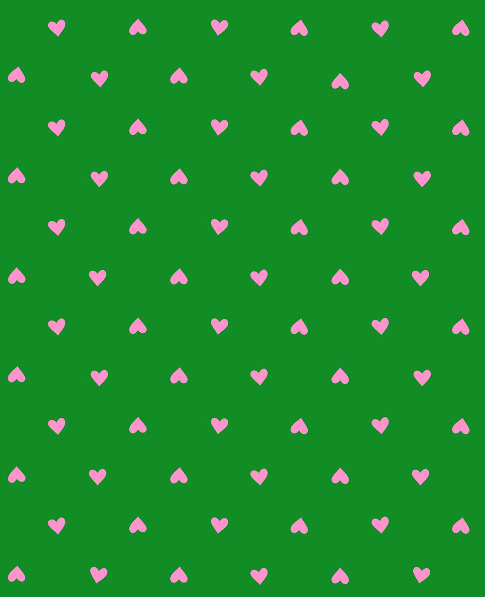 Trinketry Hearts Deep Verdant and Neon