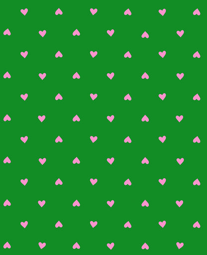 Trinketry Hearts Deep Verdant and Neon
