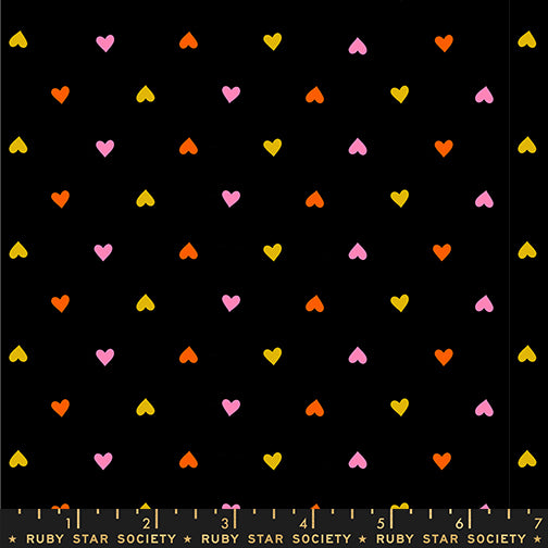 Trinketry Hearts Black