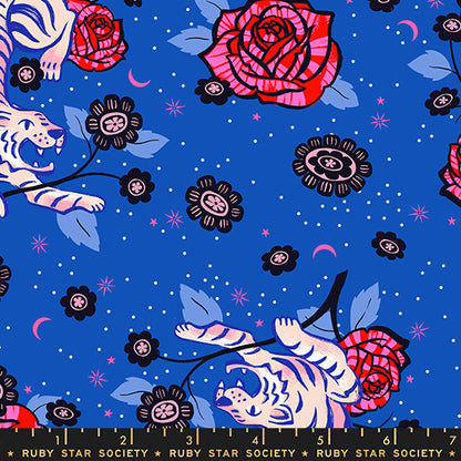 Ruby Star Society Ink Shop – Tiger Rose in Blue Ribbon