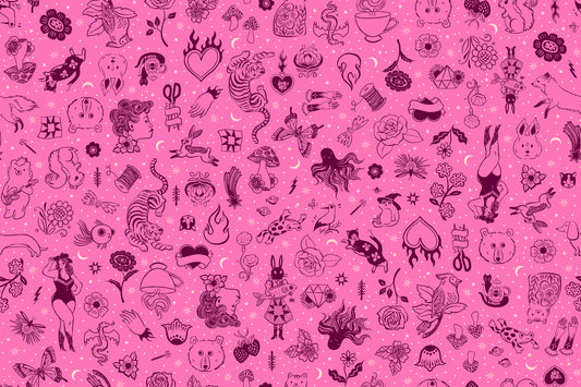 Ruby Star Society Ink Shop – Tattoo Flash in Lipstick