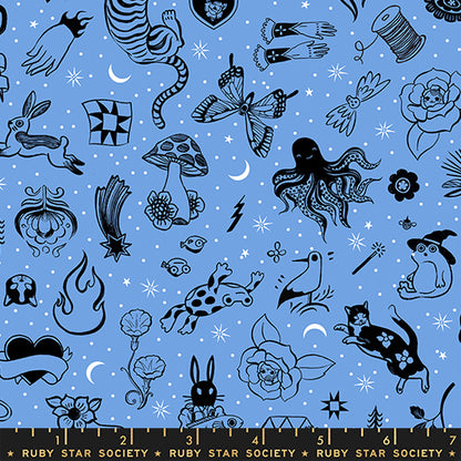 Ruby Star Society Ink Shop – Tattoo Flash in Lindley Blue