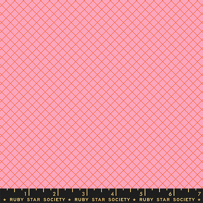 Ruby Star Society Sugar Cone 2 - Grid on Point in Posy - PREORDER