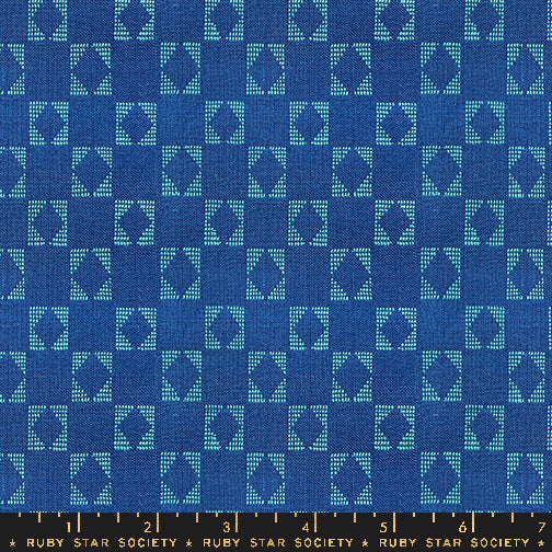 blue star wovens garment patchwork fabric