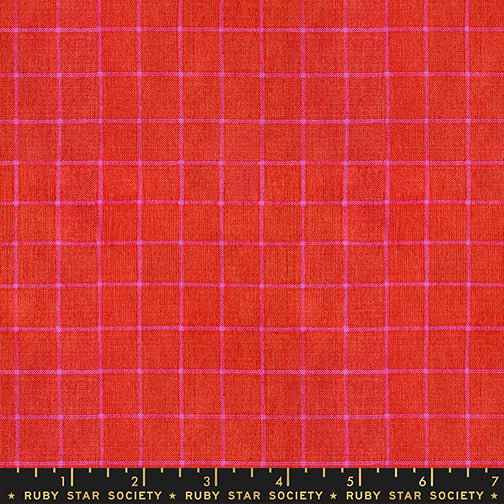 Warp & Weft - Mystic Fable Red Windowpane