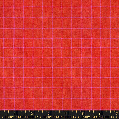 Warp & Weft - Mystic Fable Red Windowpane