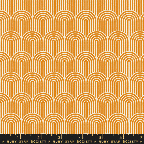 Hump Day Geometrics Vintage Retro Novelty Arches cotton fabric 