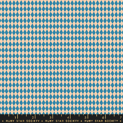 Harlequin Geometrics Diamonds Blender cotton fabric geometry chambray by ruby star society