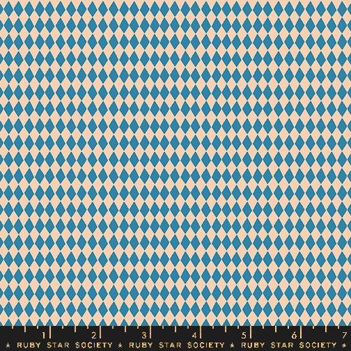 Harlequin Geometrics Diamonds Blender cotton fabric geometry chambray by ruby star society
