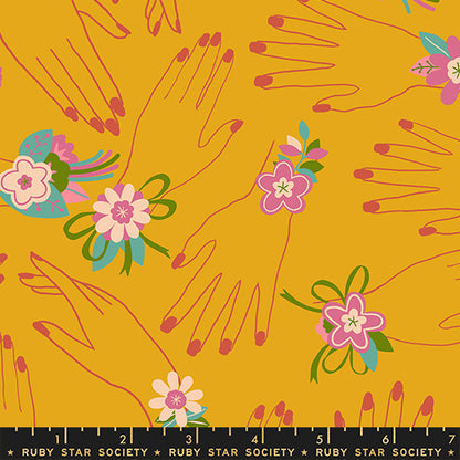 Ruby Star Society Corsage - Goldenrod - PREORDER