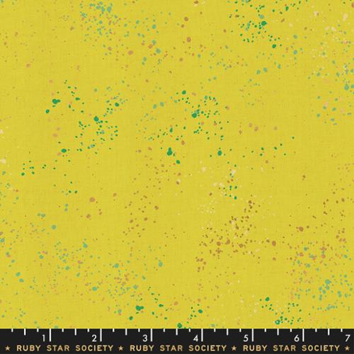Speckled in Metallic Citron