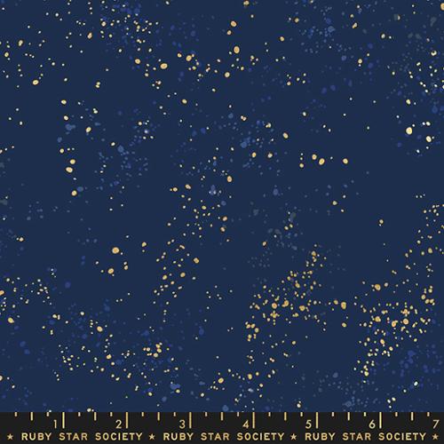 Speckled in Metallic Navy