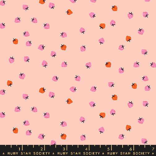 Peach mini berry novelty strawberry retro kitsch ruby star society