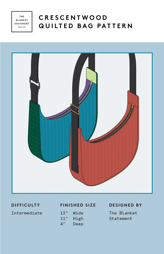 Crescentwood Quilted Bag Pattern