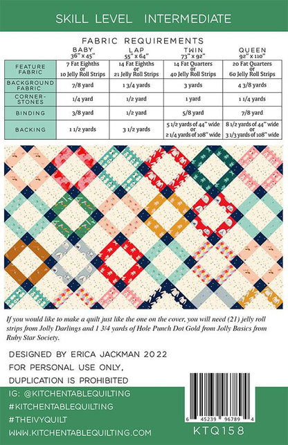 The Ivy Quilt Pattern by Kitchen Table Quilting