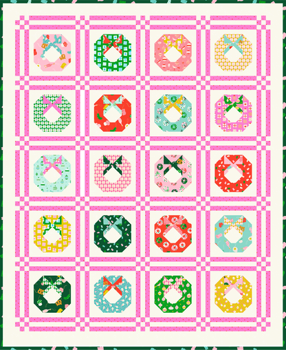 Tinsel Wreath Quilt Pattern