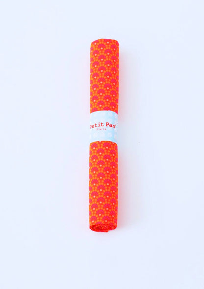 Petit Pan Cotton Coupon - Zazen in Tangerine