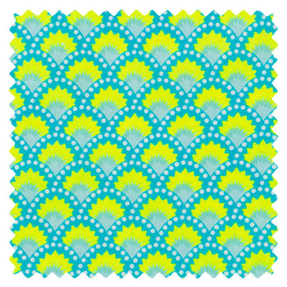 Petit Pan Cotton Coupon - Aruba Blue Wasabi