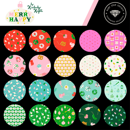 PRE-ORDER Merry Happy Charm Pack – 42 pc. Precuts