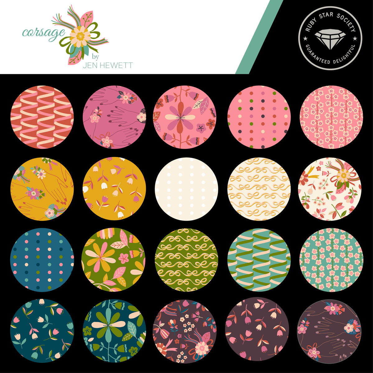 Corsage Jelly Roll Precut
