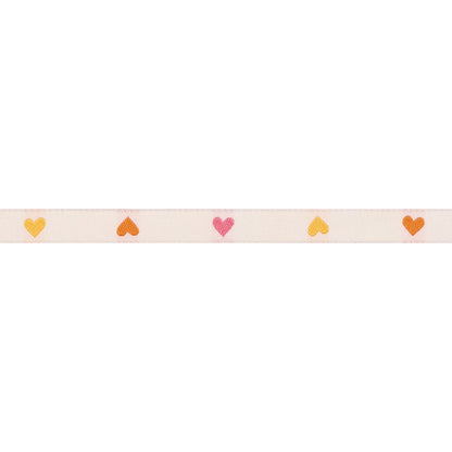 Hearts in Shell Multi - 3/8" width - Best of Melody by Melody Miller - One Yard