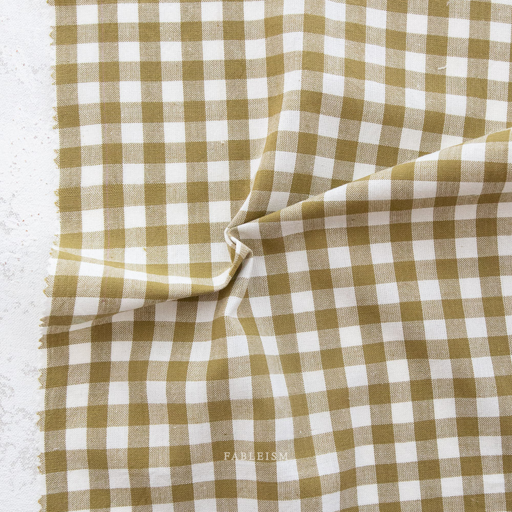 checker gingham woven cotton fabric, quilting yarn dyed woven cotton, fableism