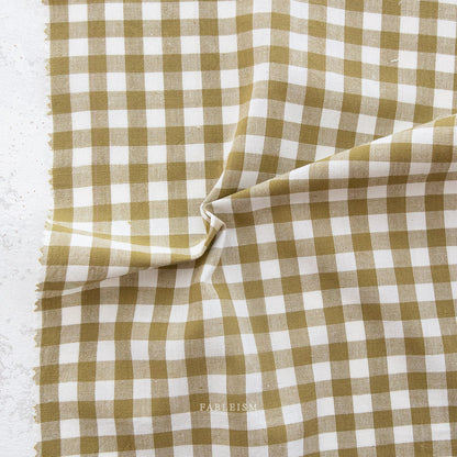 checker gingham woven cotton fabric, quilting yarn dyed woven cotton, fableism